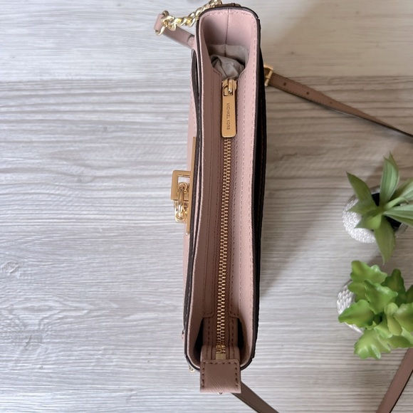 MICHAEL KORS hamilton leather messenger crossbody bag NWT - Picture 5 of 11